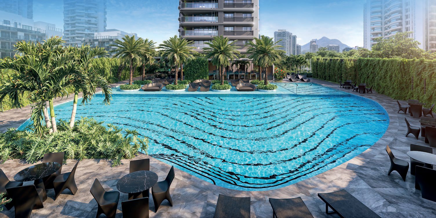 Piscinas e solarium