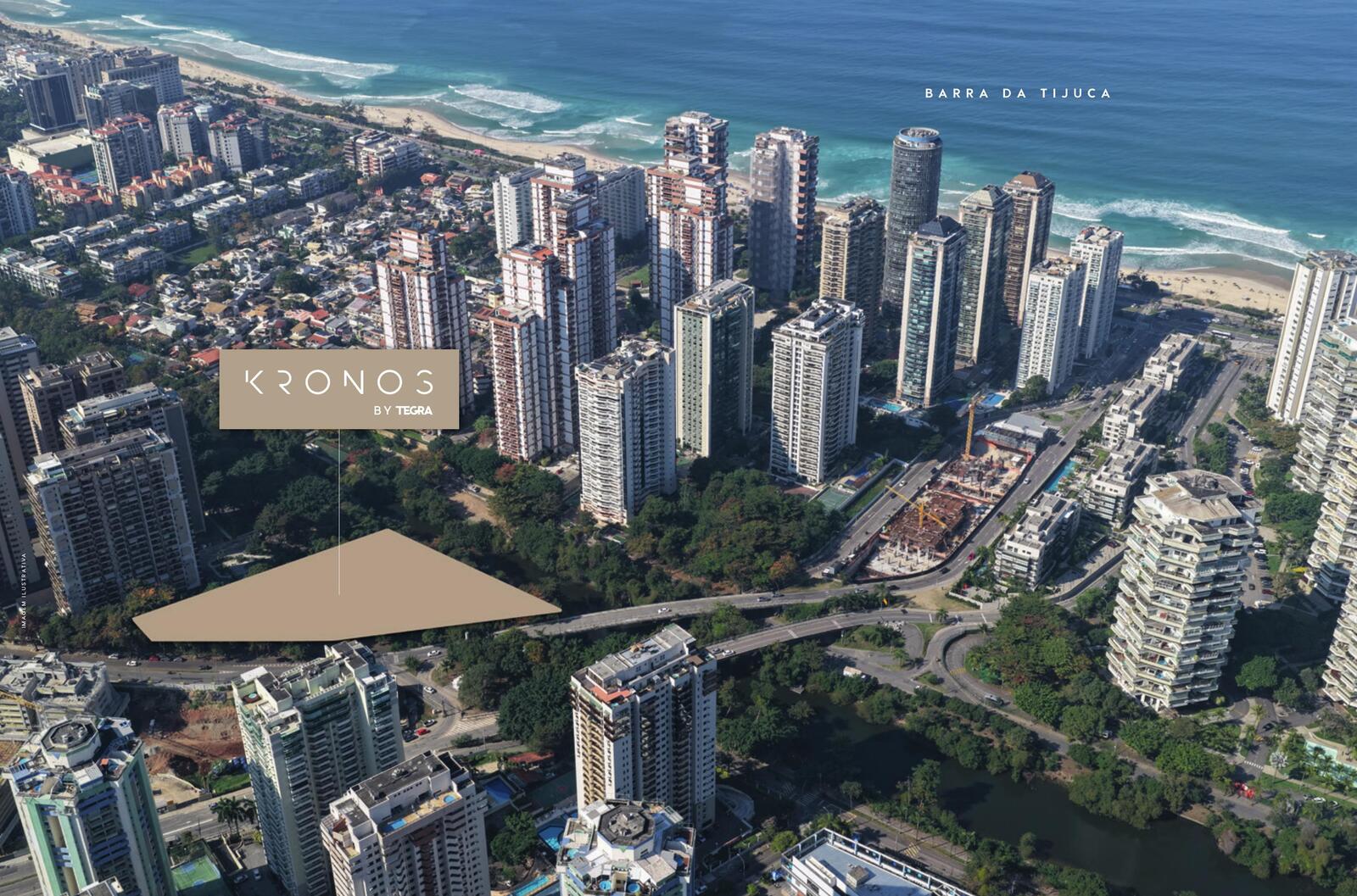 Localização do Kronos na Barra da Tijuca