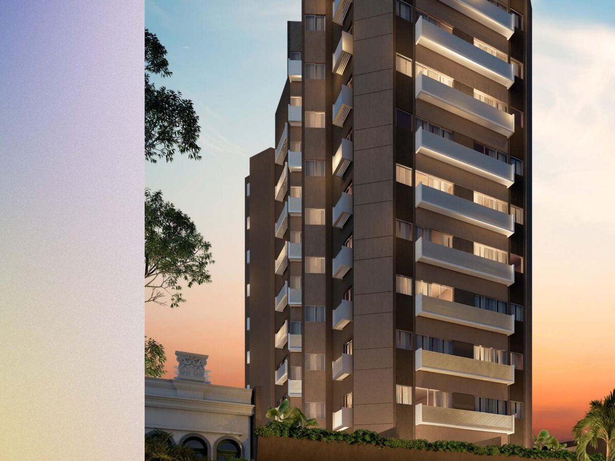 Fachada Rebouças Residencial ao entardecer