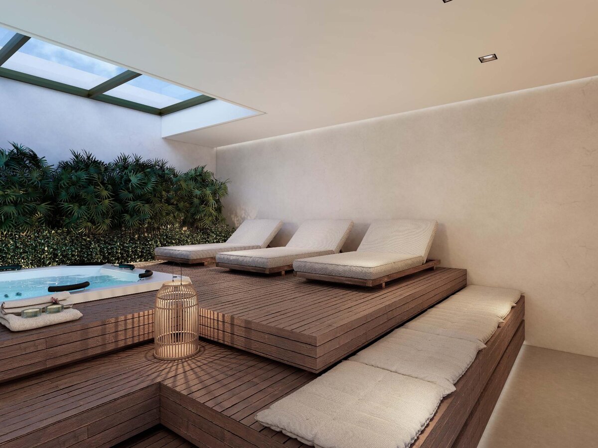 Spa com hidro e sauna